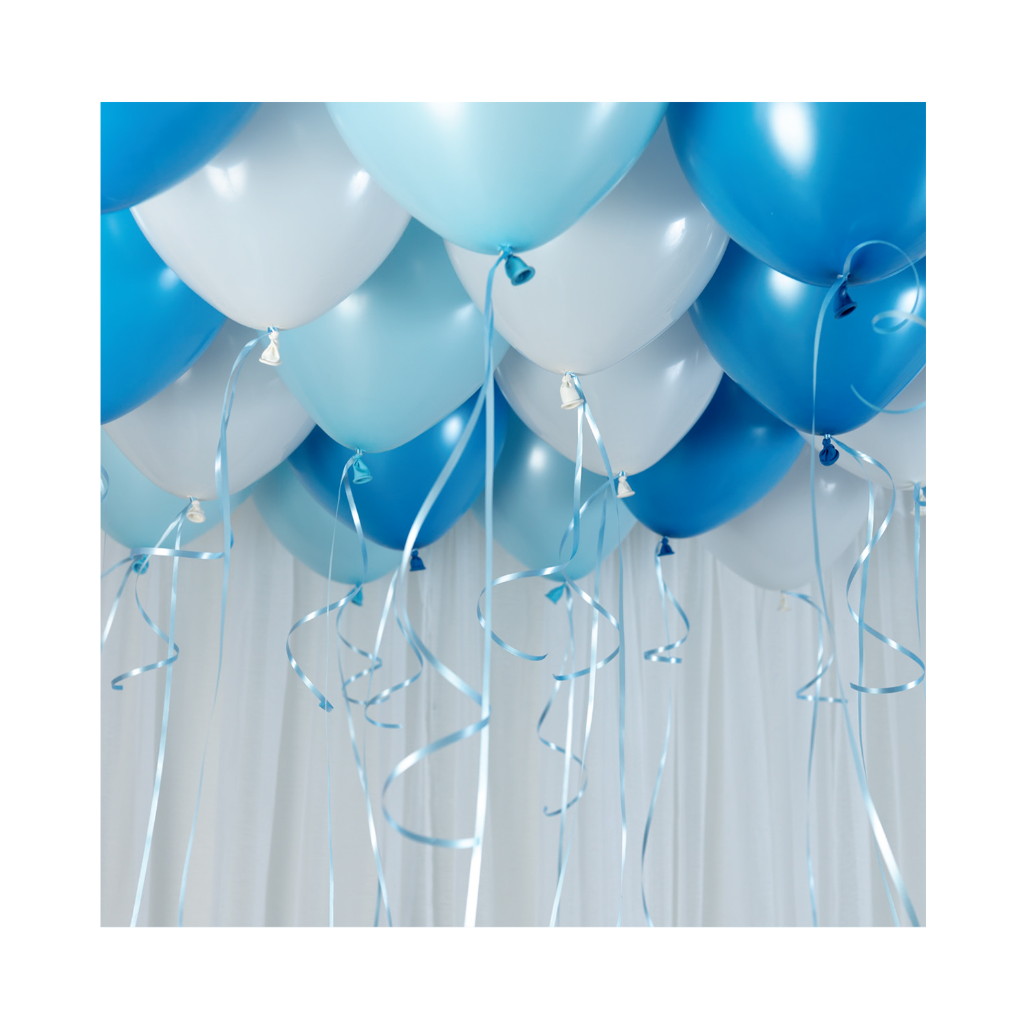 Takballonger Ceiling Kit Baby Blå