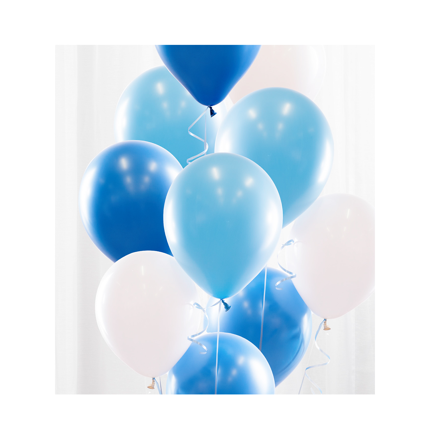 Ballongbukett Baby Blå
