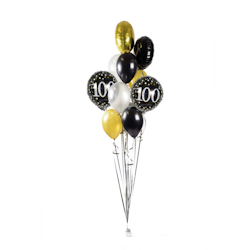 Ballongbukett Happy Birthday Sparkling 100