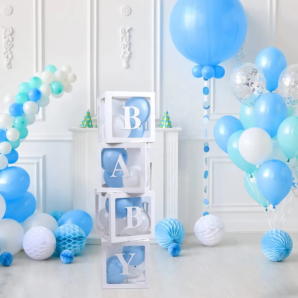 Ballongbox med Valfri Bokstav