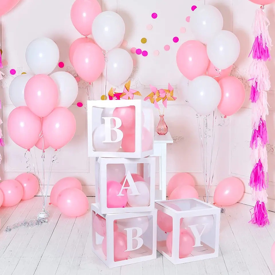 Ballongbox med Valfri Bokstav