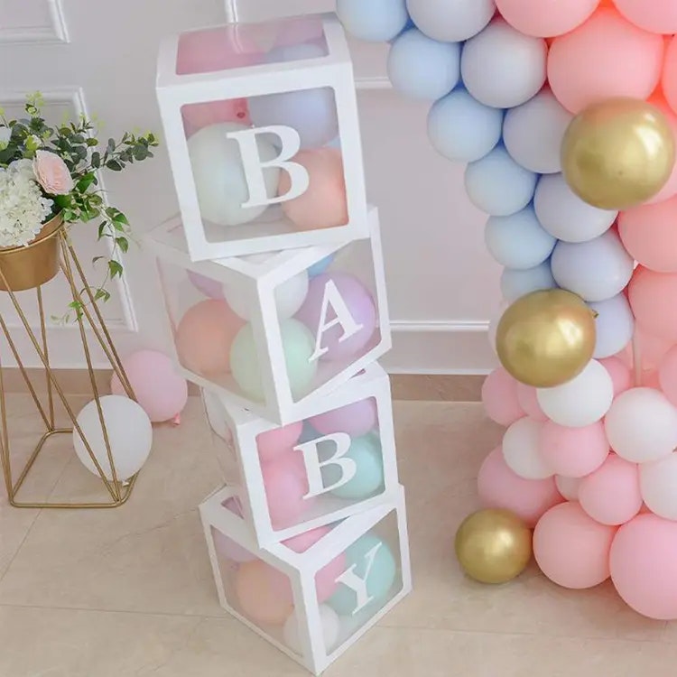 Ballongbox med Valfri Bokstav