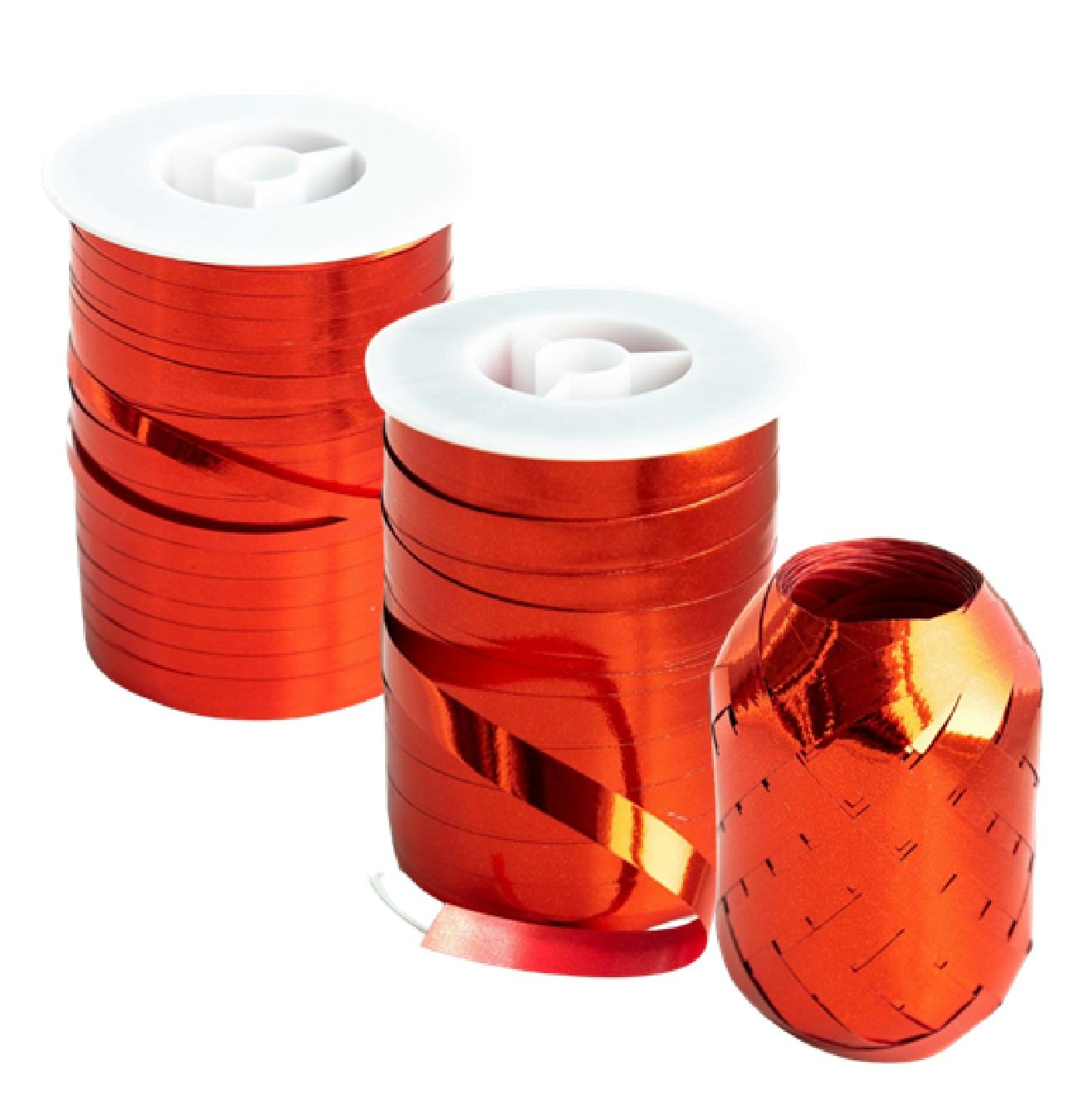 Ballongsnöre Metallic Röd