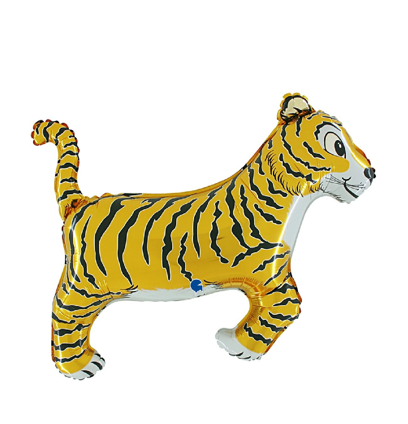 Folieballong Tiger Orange 89cm