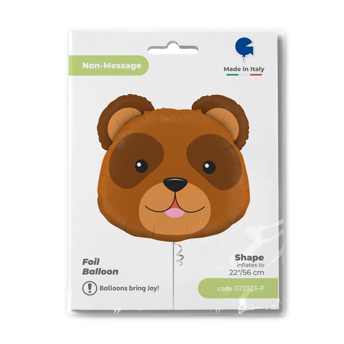 Folieballong Bear Head 56cm