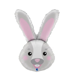 Folieballong Bunny Head 79cm