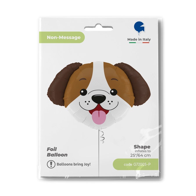 Folieballong Dog Head 64cm