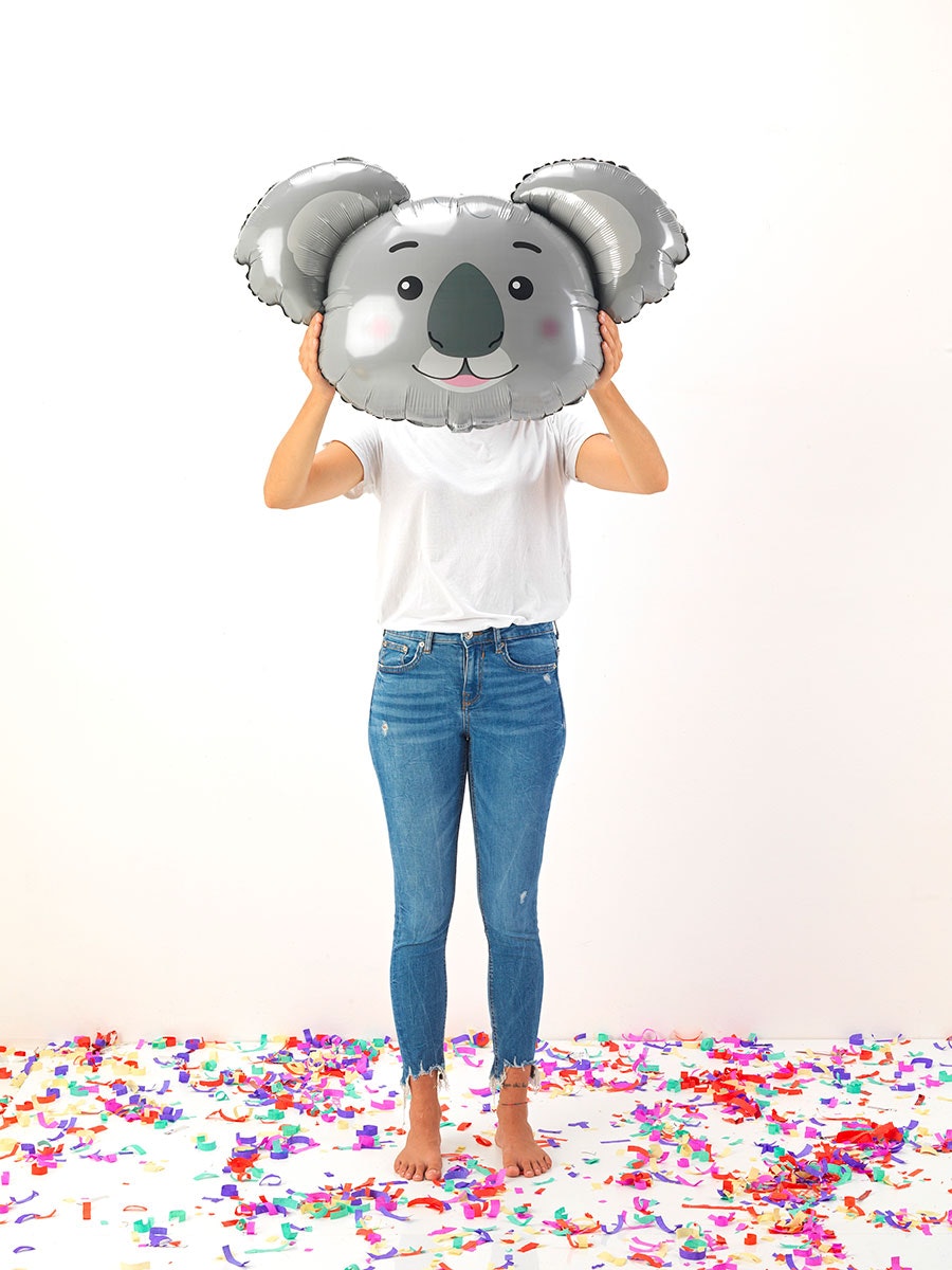 Folieballong Koala Head 74cm