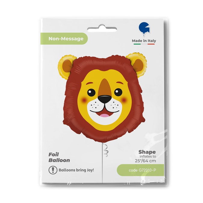 Folieballong Lion Head 64cm