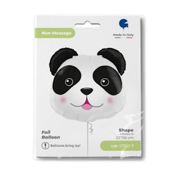 Folieballong Panda Head 56cm