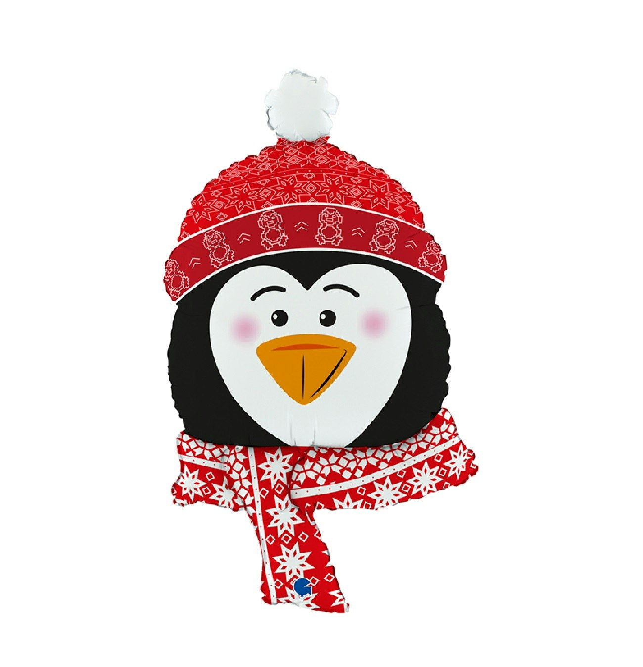 Folieballong Penguin Head 71cm