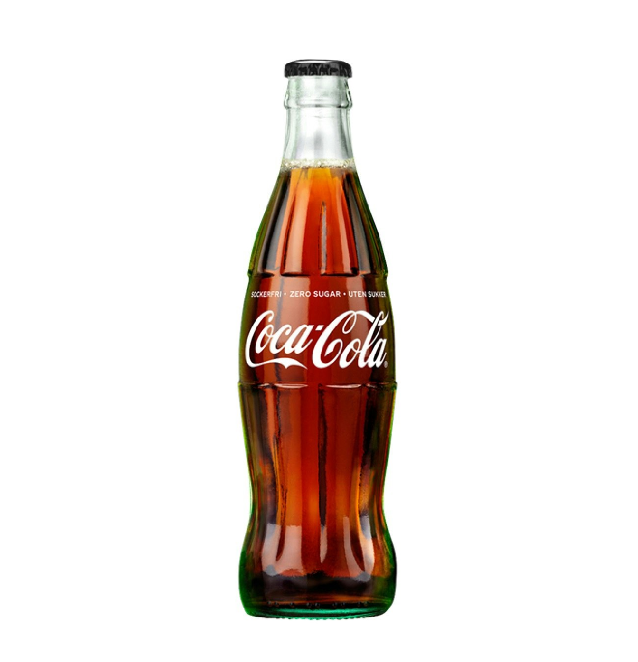 Coca Cola Zero Sugar Glasflaska 33cl