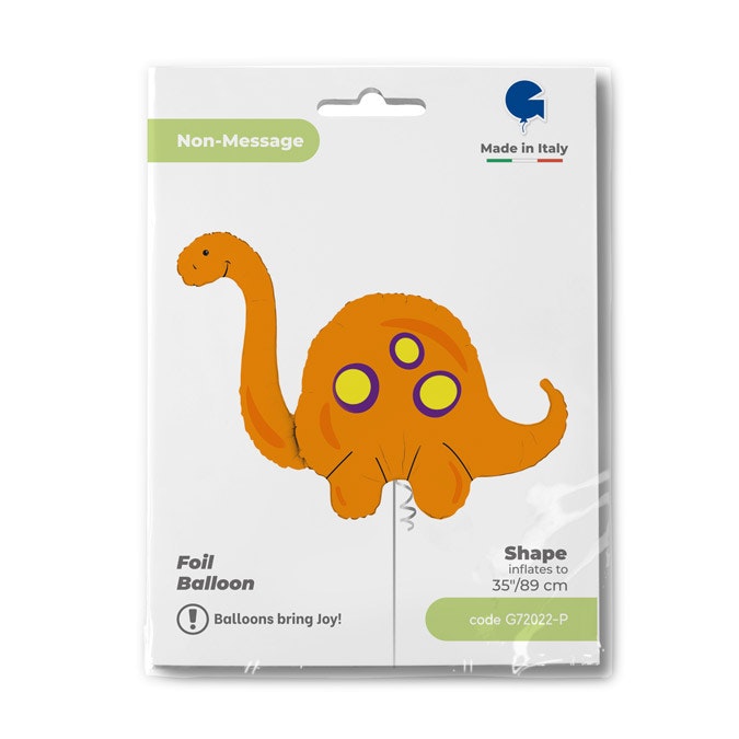 Folieballong Brontosaurus 89cm
