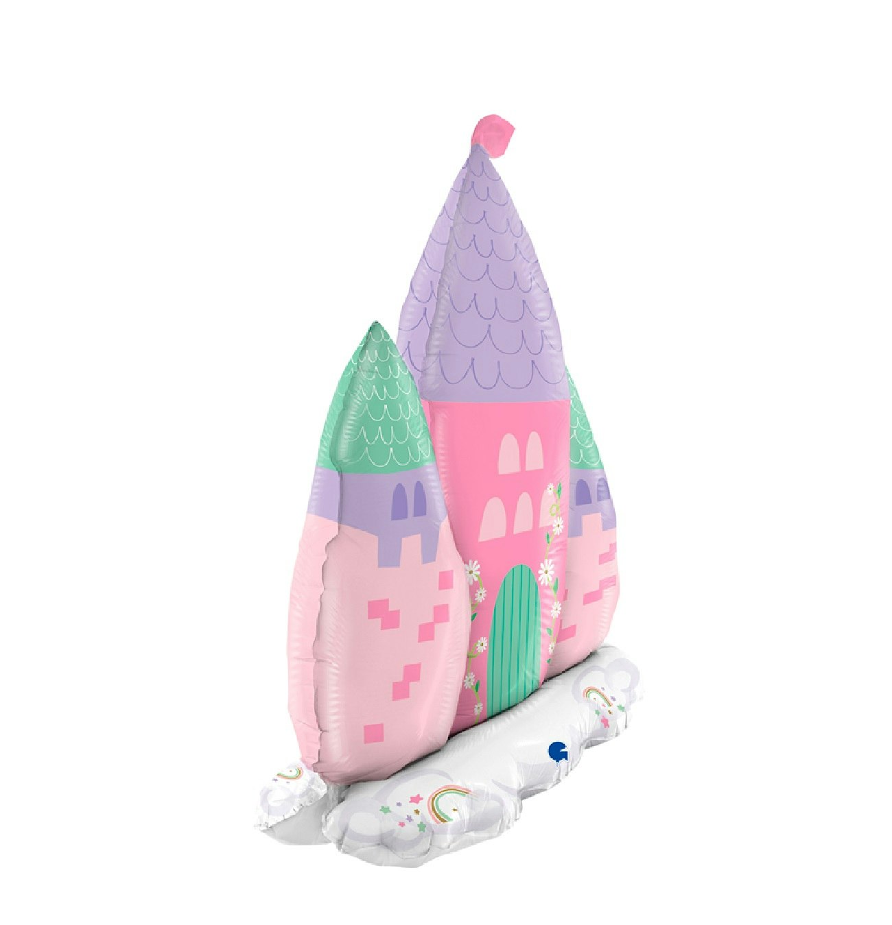Folieballong Magisk Slott 76cm