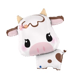 Folieballong Cute Cow 64cm