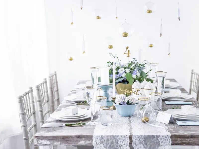 Placeringskort Grenar Guld
