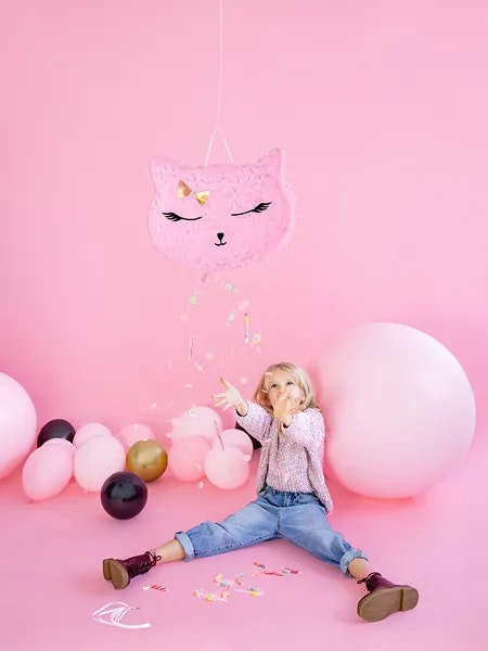 Pinata Katt Rosa
