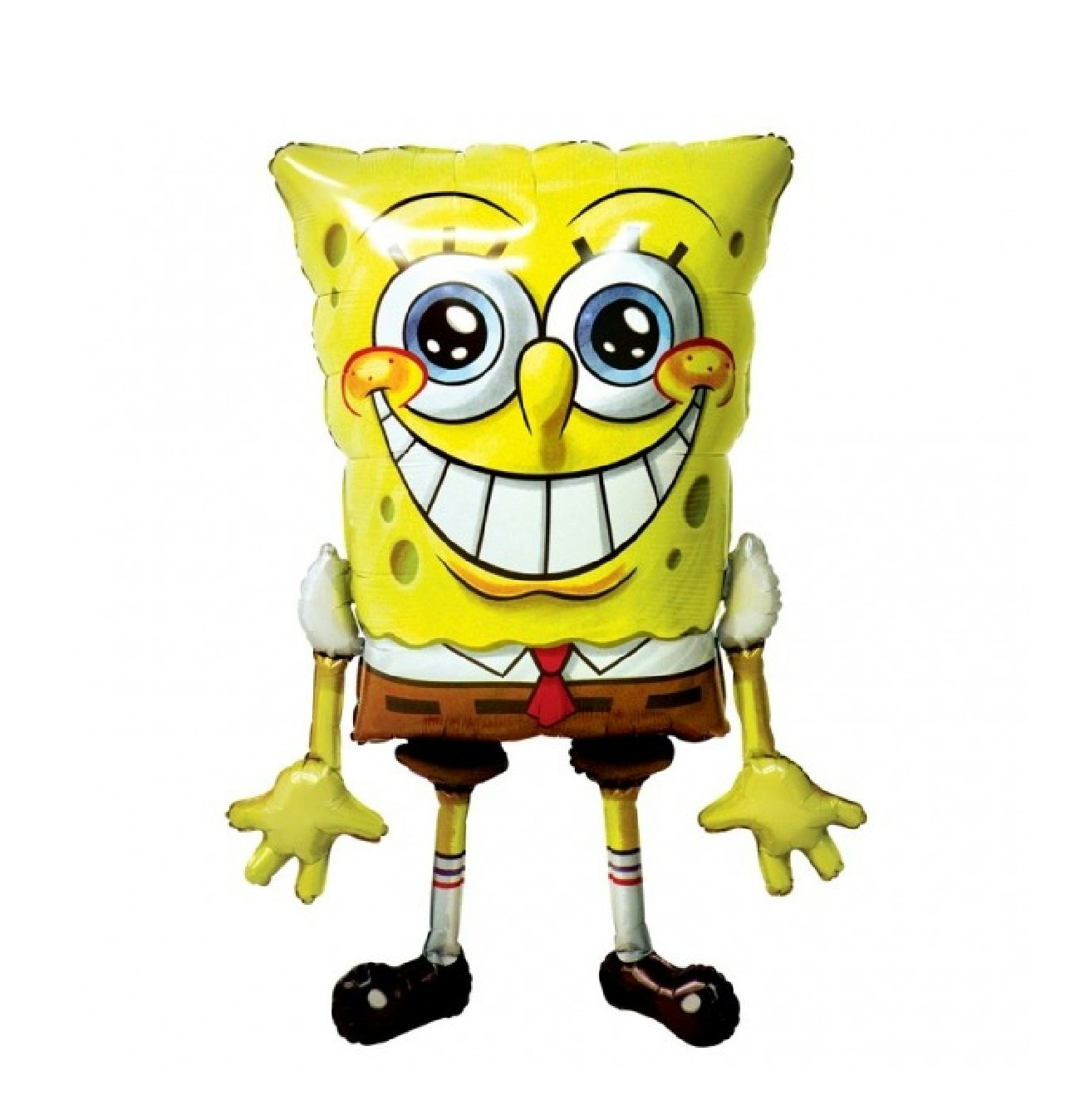 Folieballong Svamp Bob Fyrkant 100cm
