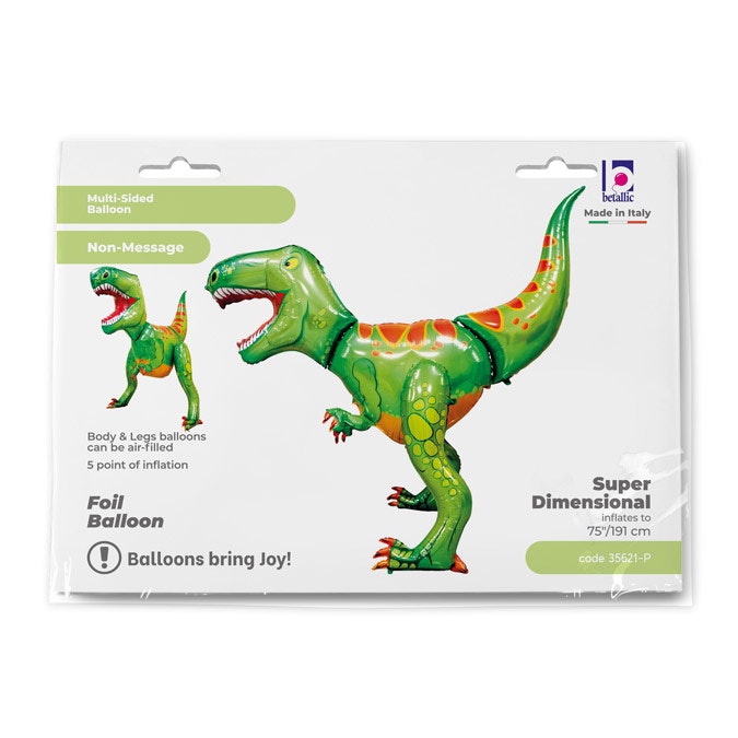 Folieballong Dinosaurie 3D 191cm