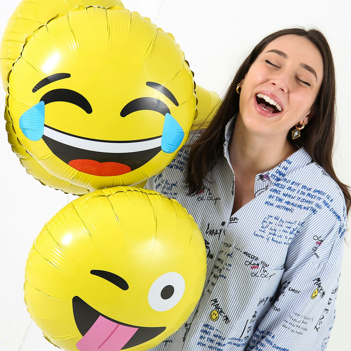 Folieballong Emoji LOL 46cm