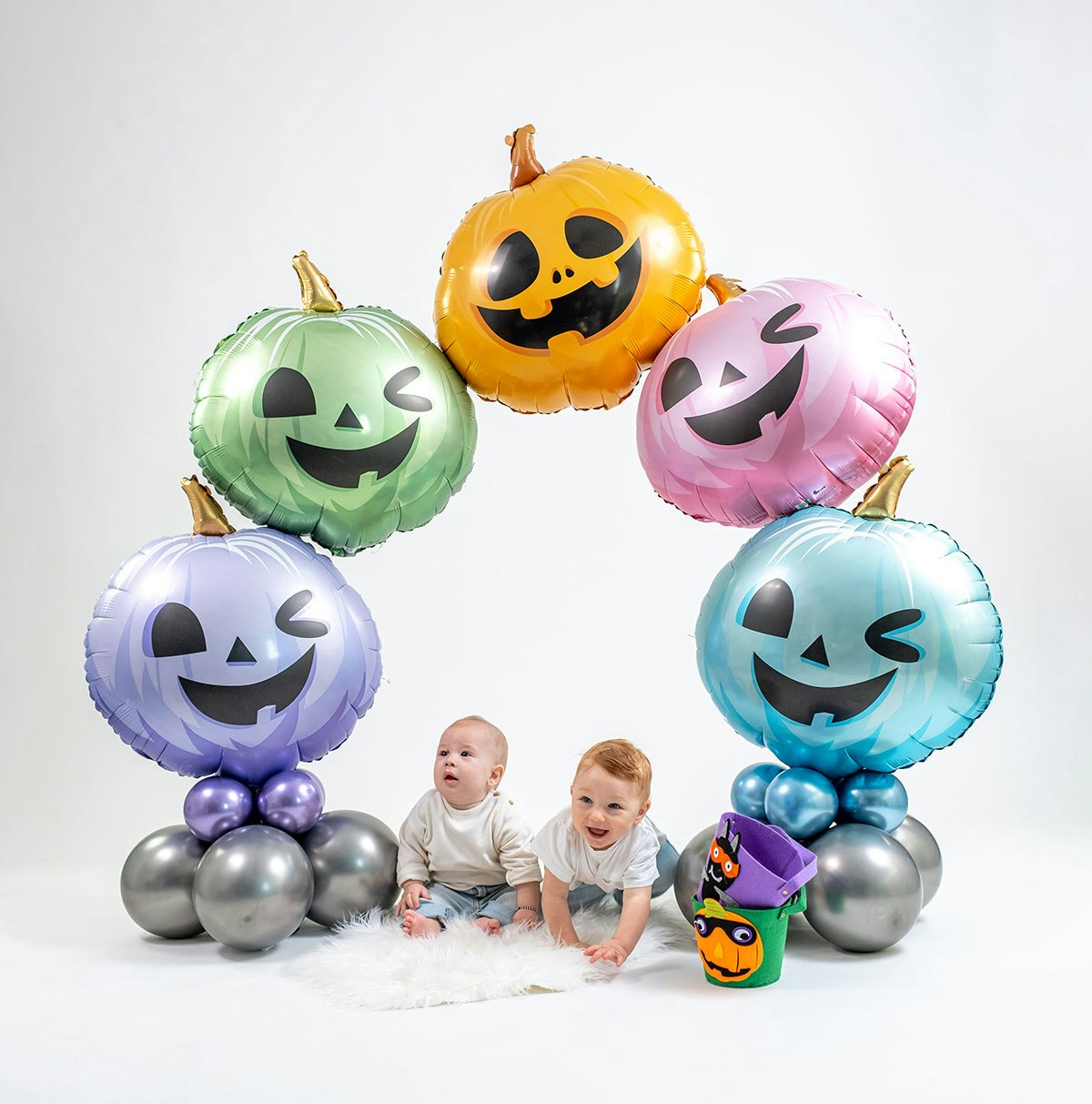 Folieballong Pumpa Rolig Lila 56cm