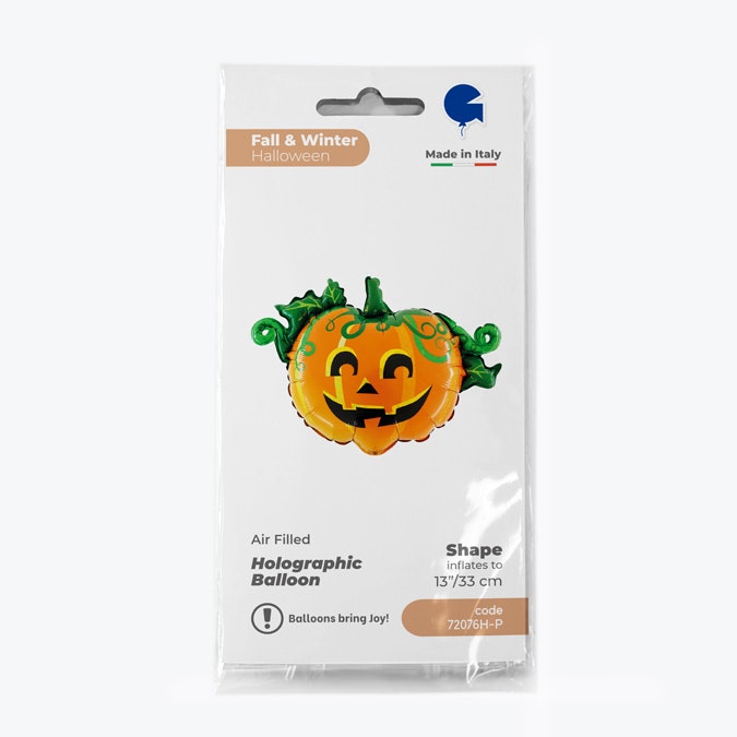 Folieballong Pumpa Läskig 33cm