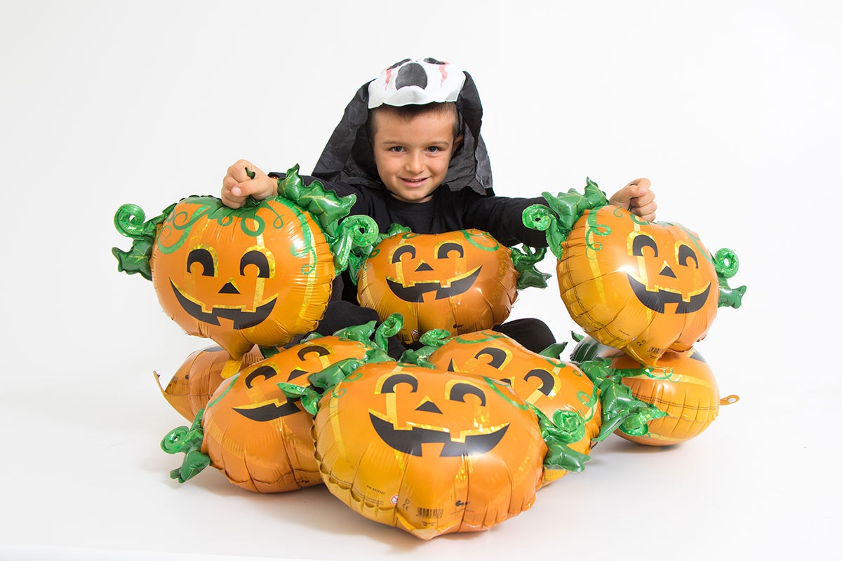 Folieballong Pumpa Läskig 33cm