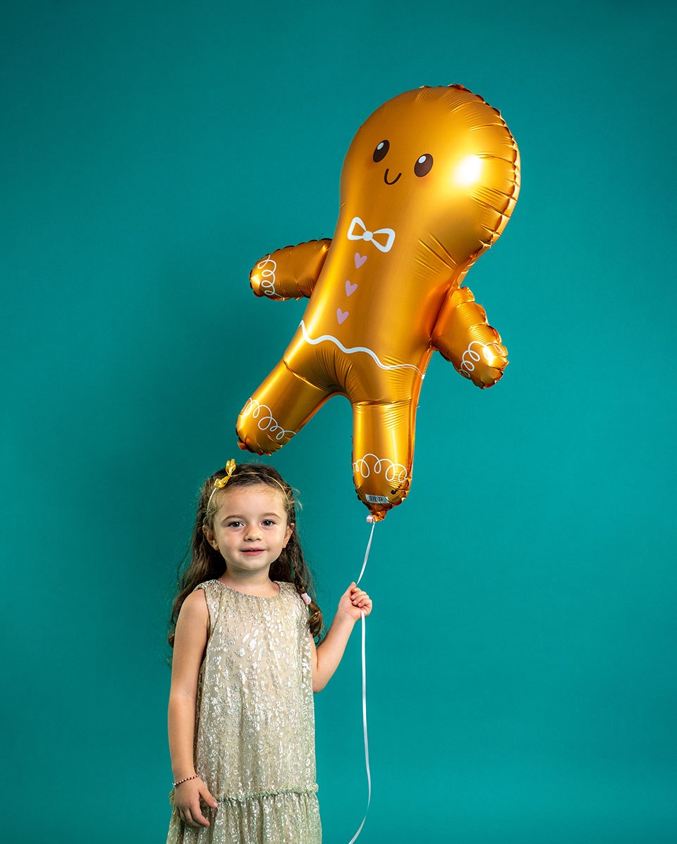 Folieballong Pepparkaksgubbe 74cm