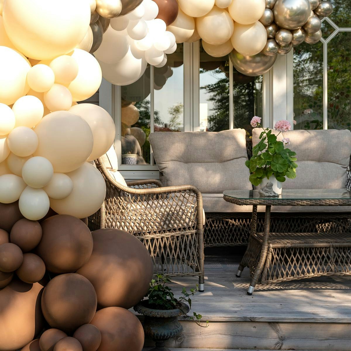 Ballongbåge Arch Kit Nude