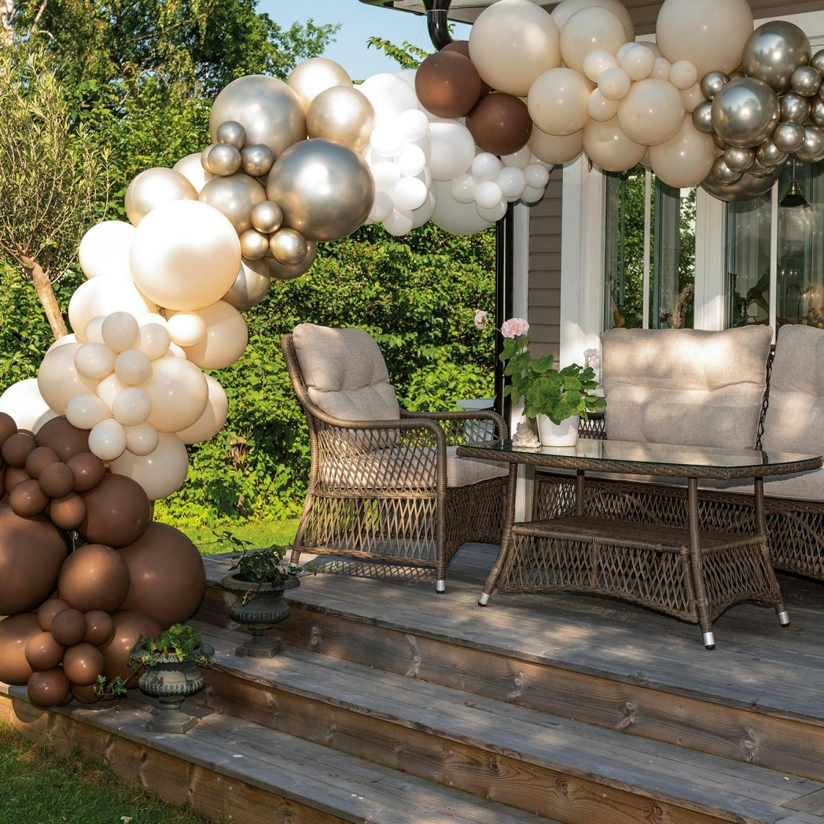 Ballongbåge Arch Kit Nude