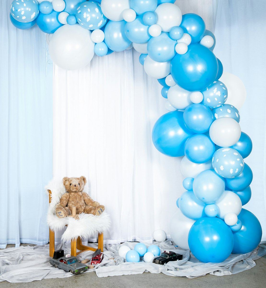 Ballongbåge Arch Kit Baby Blå