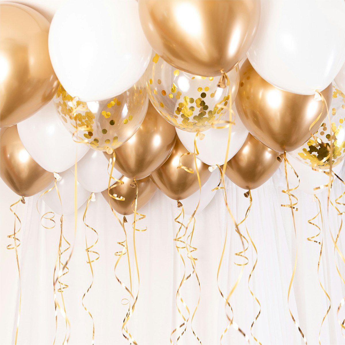 Takballonger Ceiling Kit Guld Krom