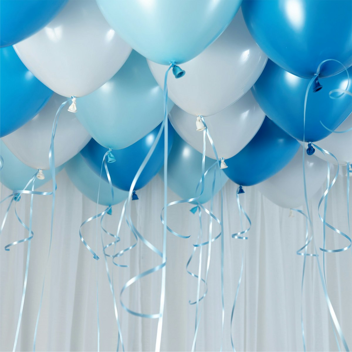 Takballonger Ceiling Kit Baby Blå