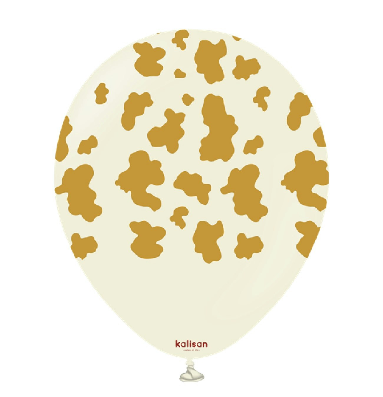 Latexballonger Professional Safari Kossa Vit Sand/ Guld 30cm
