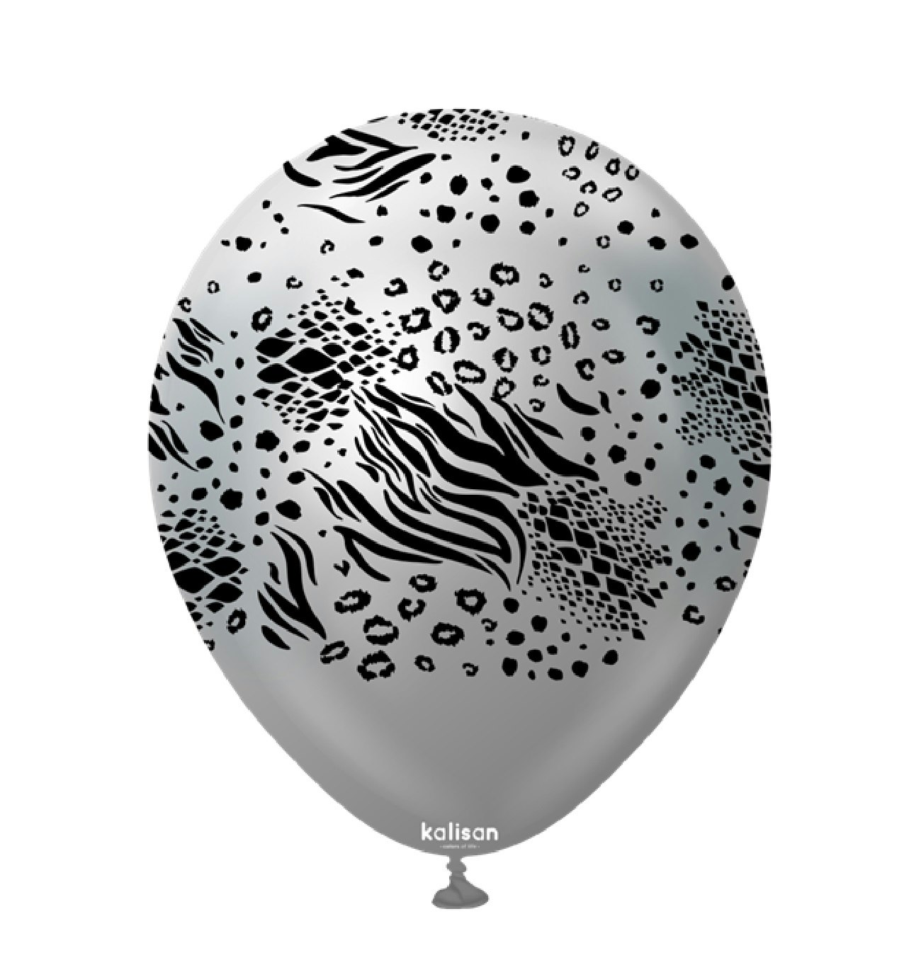 Latexballonger Professional Mutant Mirror Silver/ Black 30cm