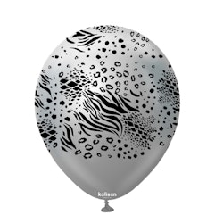 Latexballonger Professional Mutant Mirror Silver/ Black 30cm