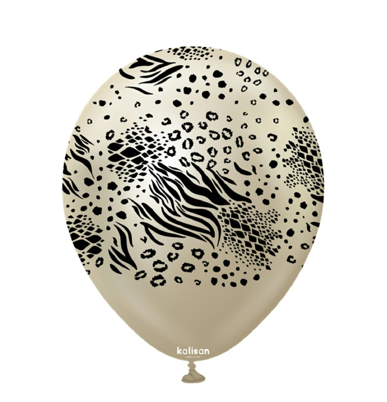 Latexballonger Professional Mutant Mirror White Gold/ Black 30cm