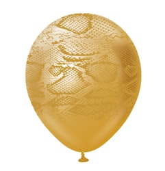 Latexballonger Professional Safari Snake Mirror Gold 30cm