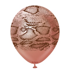Latexballonger Professional Safari Snake Mirror Rose Gold 30cm