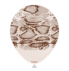 Latexballonger Professional Safari Snake White Sand 30cm