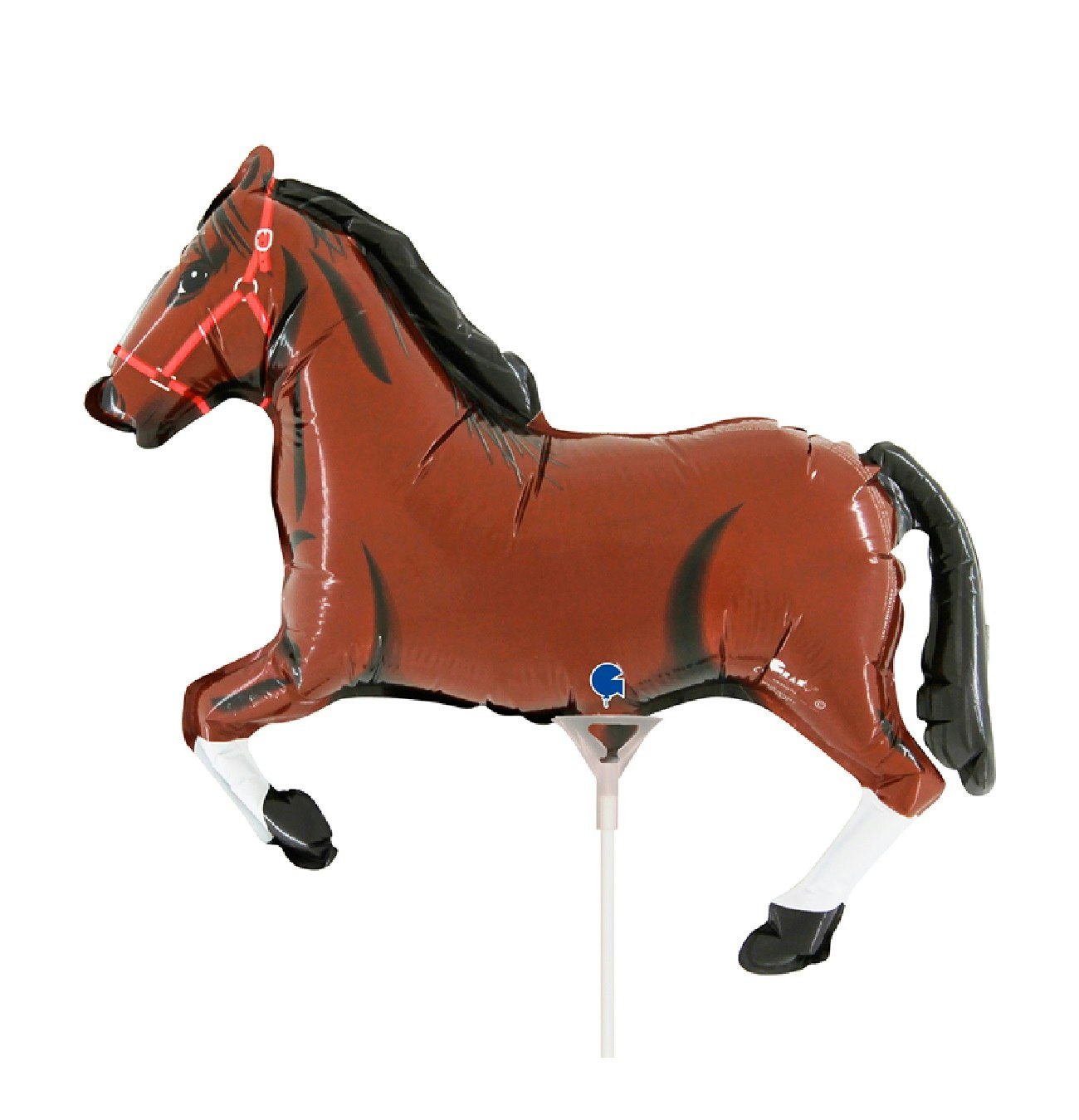 Folieballong Häst Brun 30cm