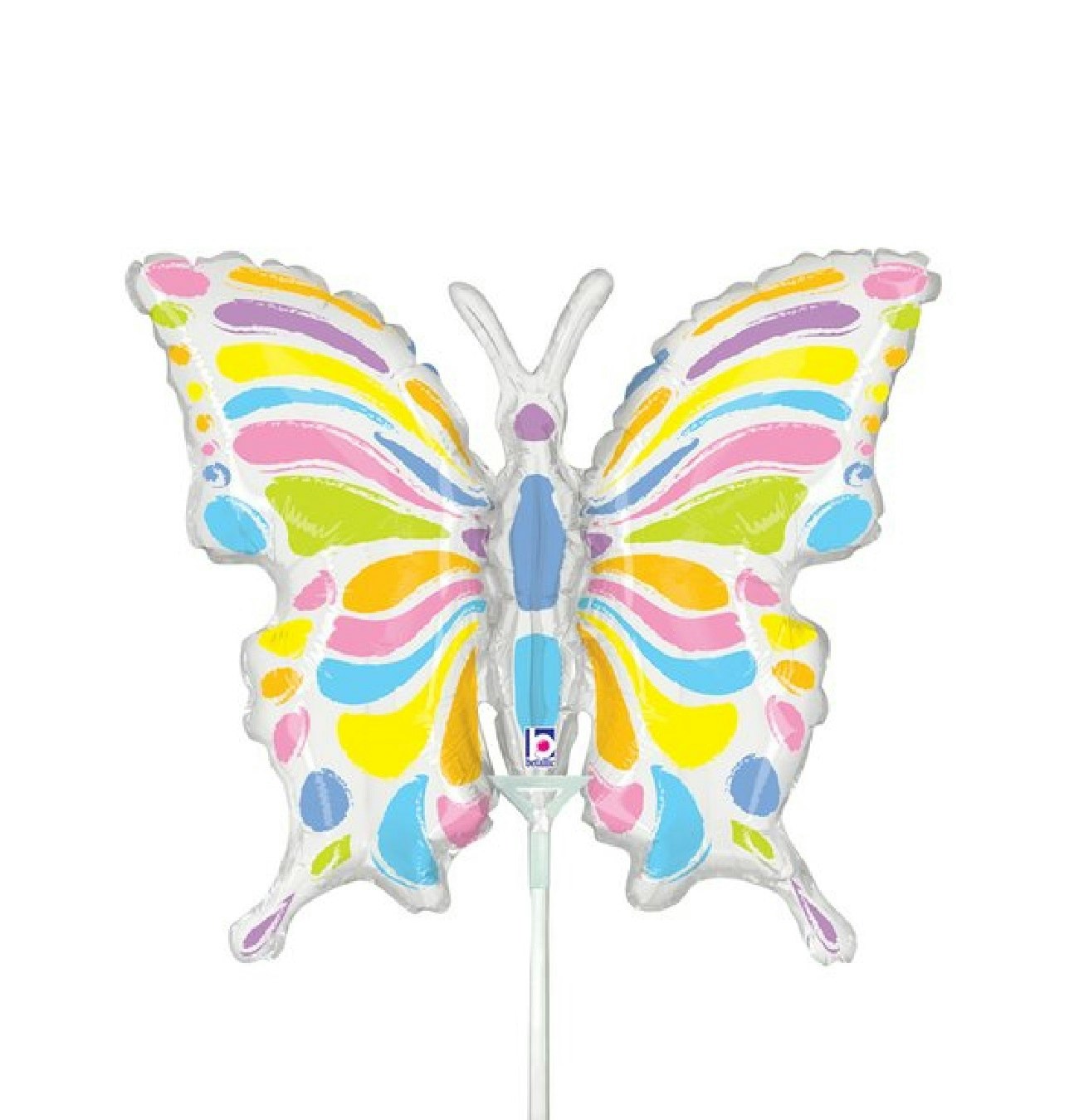 Folieballong Pastel Fjäril 30cm