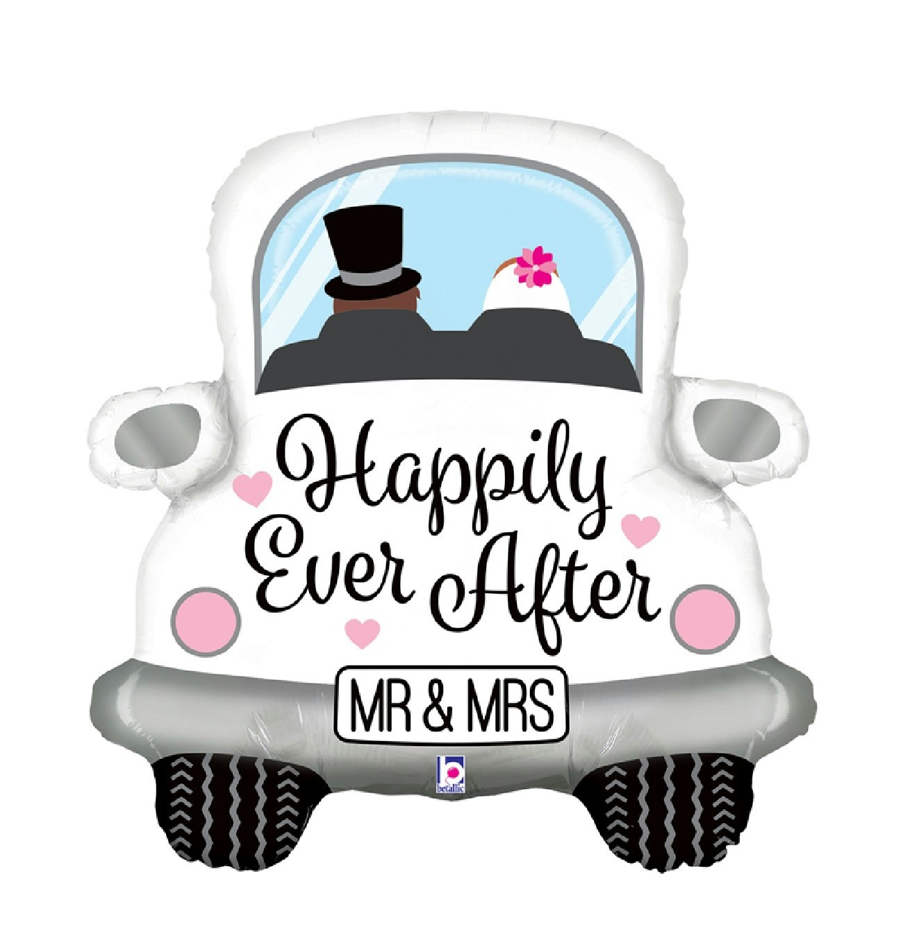 Folieballong Happily Ever After Car 66cm