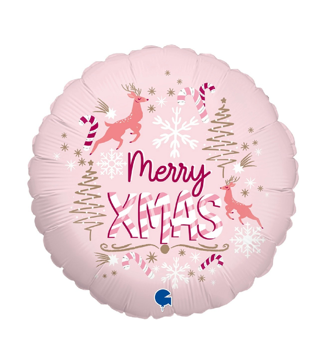 Folieballong Merry Xmas 46cm