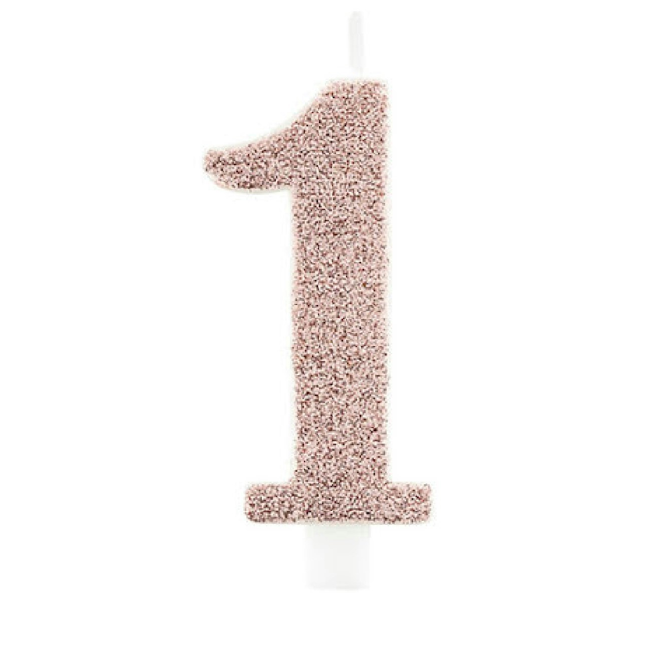 Tårtljus Siffra Rosé Glitter