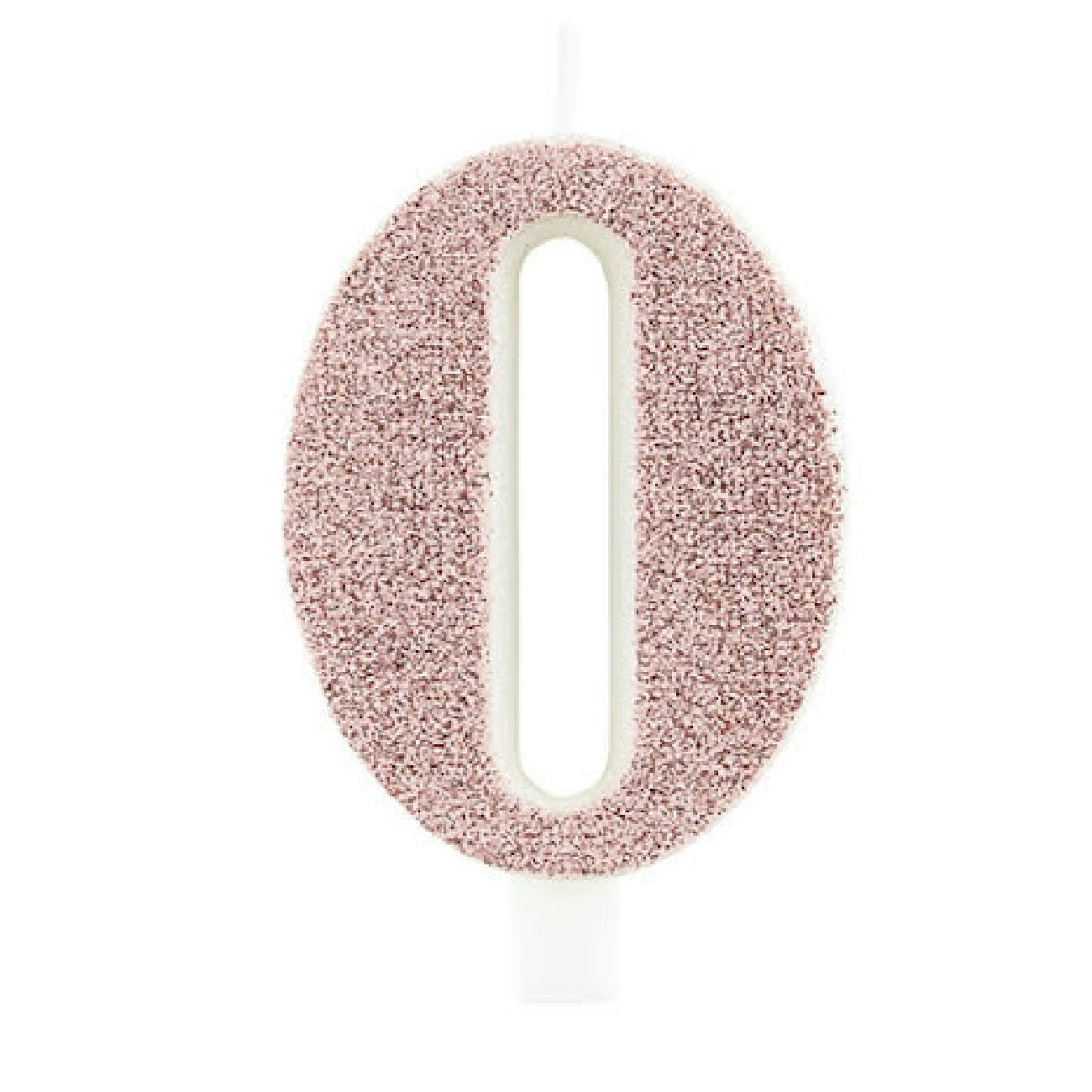 Tårtljus Siffra Rosé Glitter