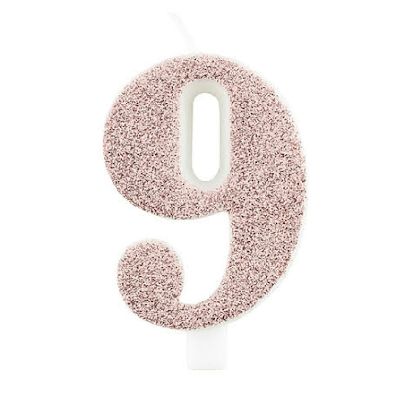 Tårtljus Siffra Rosé Glitter