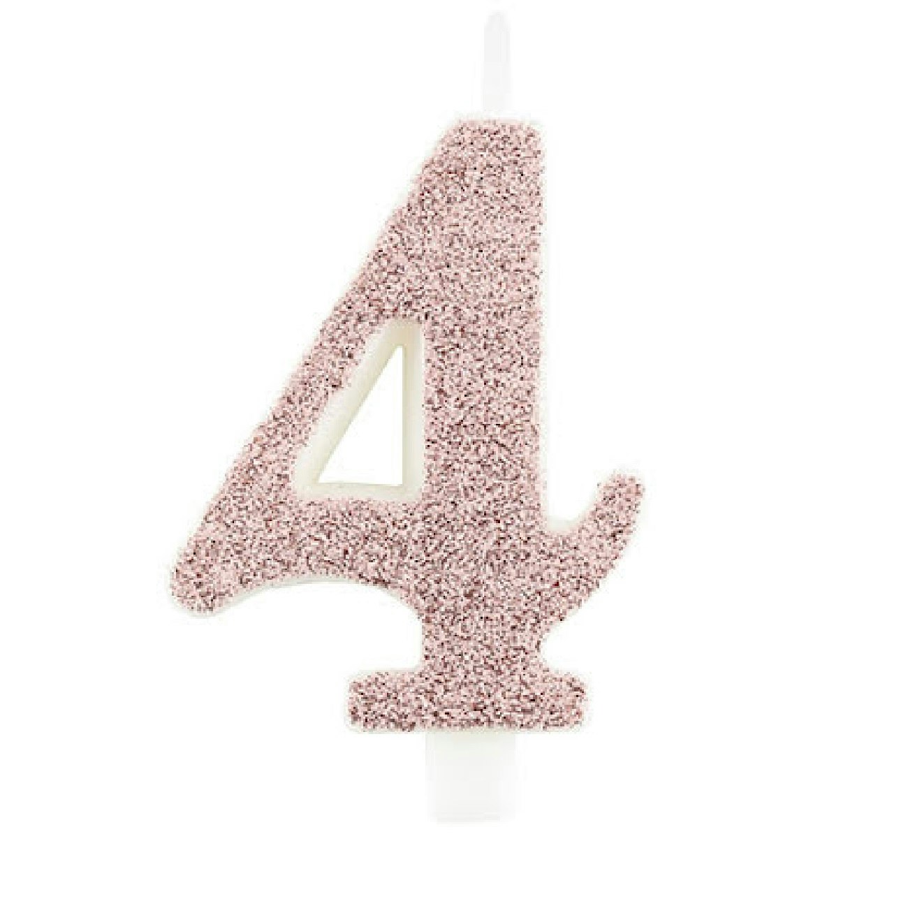 Tårtljus Siffra Rosé Glitter