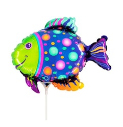 Folieballong Mini New Fish