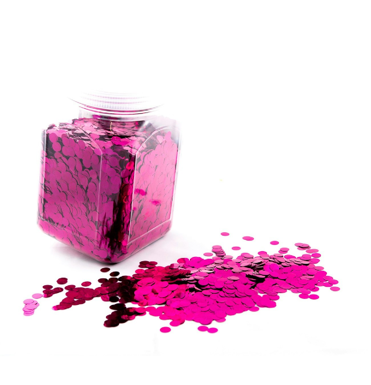 Ballongkonfetti Runda Magenta